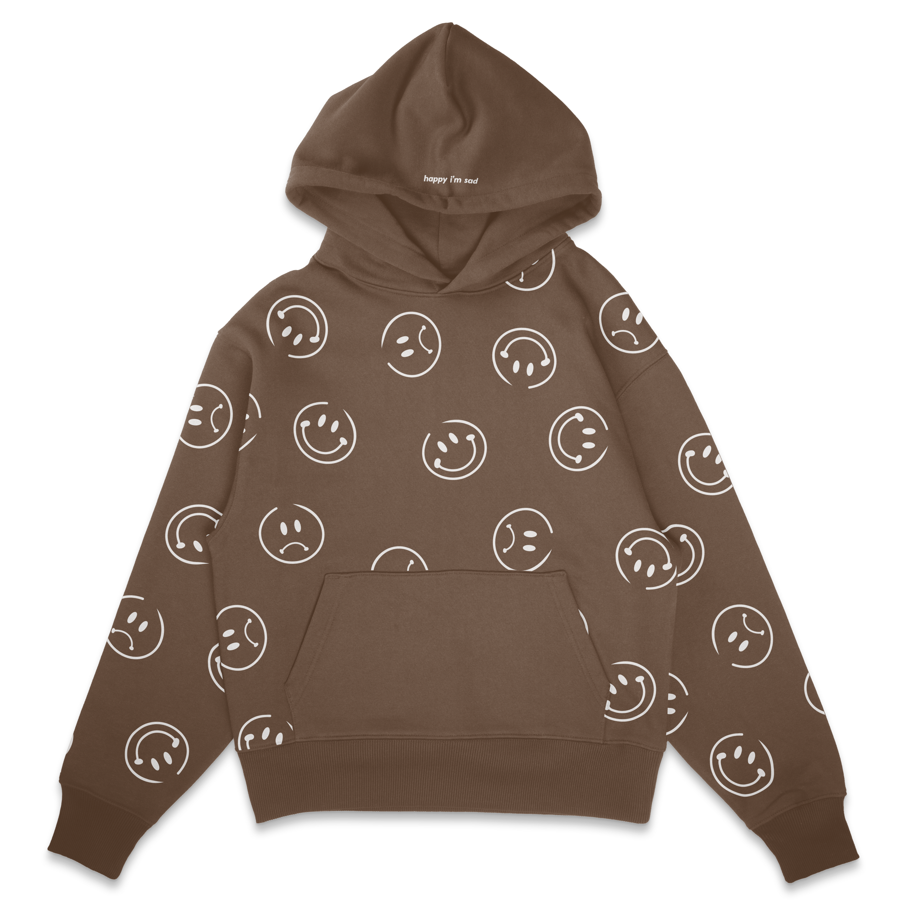 Mixed Emotions Hoodie - Brown